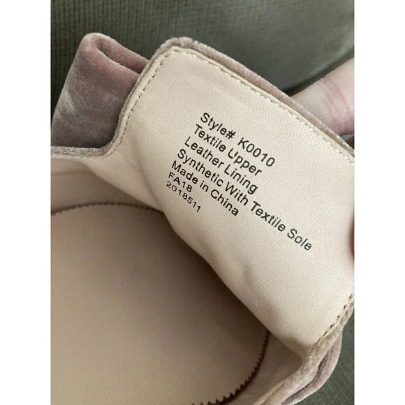 J. Crew Pink Velvet Flats with Bow - Picture 12 of 14